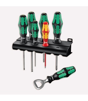 Wera 335/350/160i Düz Yıldız Tornavida Seti 6P Açacaklı 05203775001