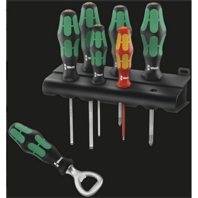 Wera 335/350/160i Düz Yıldız Tornavida Seti 6P Açacaklı 05203775001