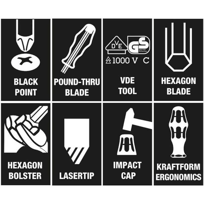 Wera Tornavida Seti XXL1 Kraftform 12P 05051010001