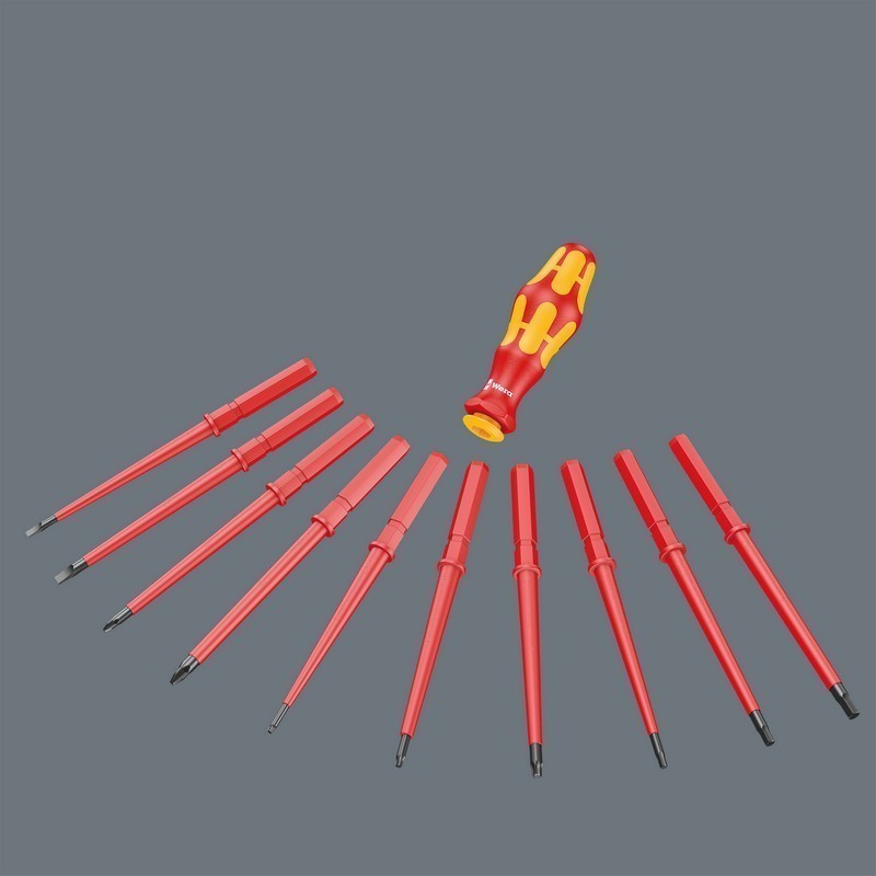 Wera VDE 16 KF Kompakt Elektrikçi İnce Tornavida Seti 05003484001