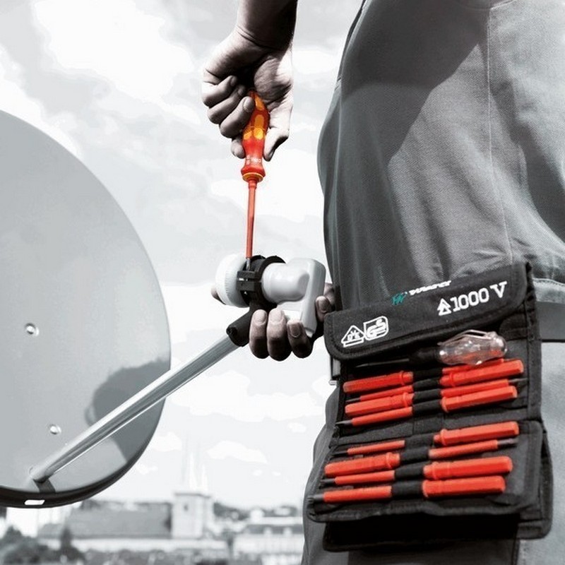 Wera VDE 18 KF Kompakt Elektrikçi Tornavida Seti 1 05003471001