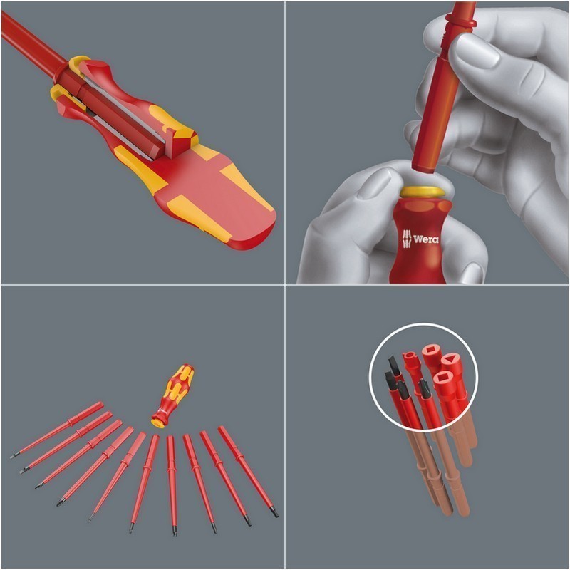 Wera KF Kompakt VDE 7 Elektrikçi Tornavida Seti U2 05003472001