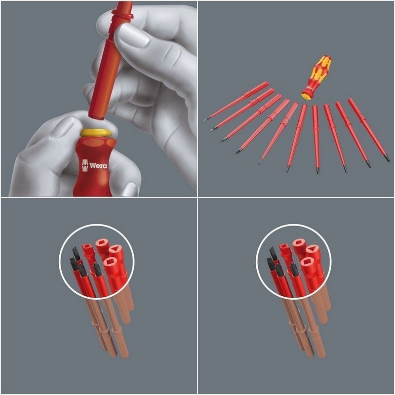 Wera VDE 7 Elektrikçi Tornavida Seti Imperial 1 05003473001