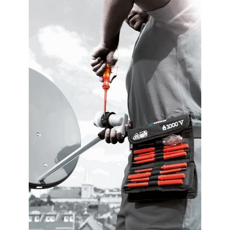 Wera VDE 7 KF Elektrikçi İnce Uçlu Tornavida Seti 05003475001