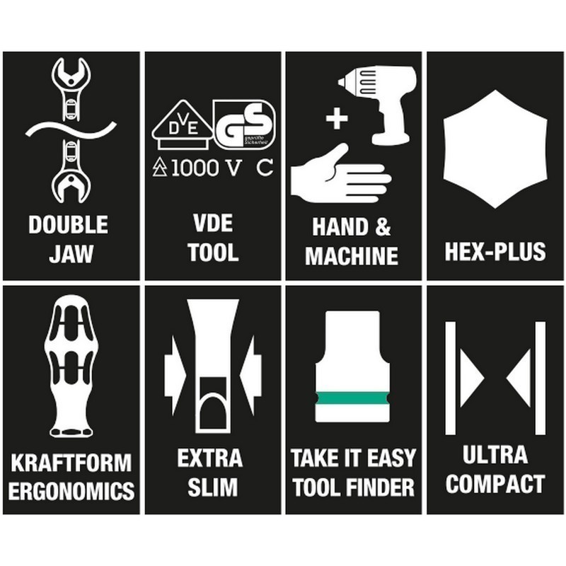 Wera W2 Tamir Seti Kraftform Kompakt 05135870001