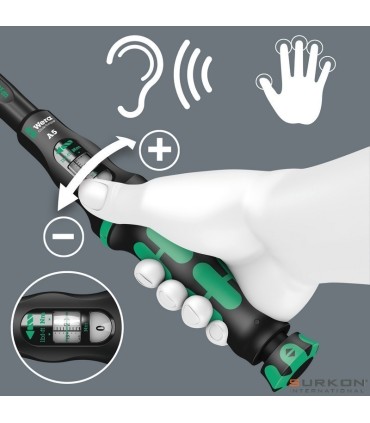 Wera Click-Torque X5 14x18 Değişken Uçlu Torkmetre 60-300Nm 05075655001