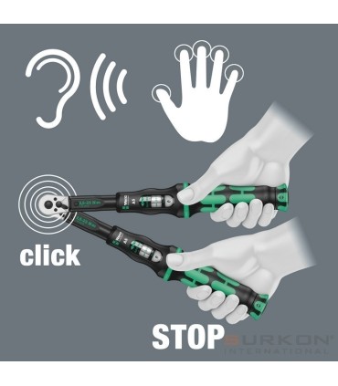 Wera Click-Torque X6 14x18 Değişken Uçlu Torkmetre 80-400Nm 05075656001