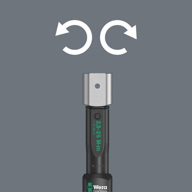 Wera Click-Torque X6 14x18 Değişken Uçlu Torkmetre 80-400Nm 05075656001