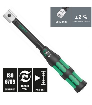 Wera Click-Torque XP2 9x12 Değişken Uçlu Torkmetre 10-50Nm 05075671001