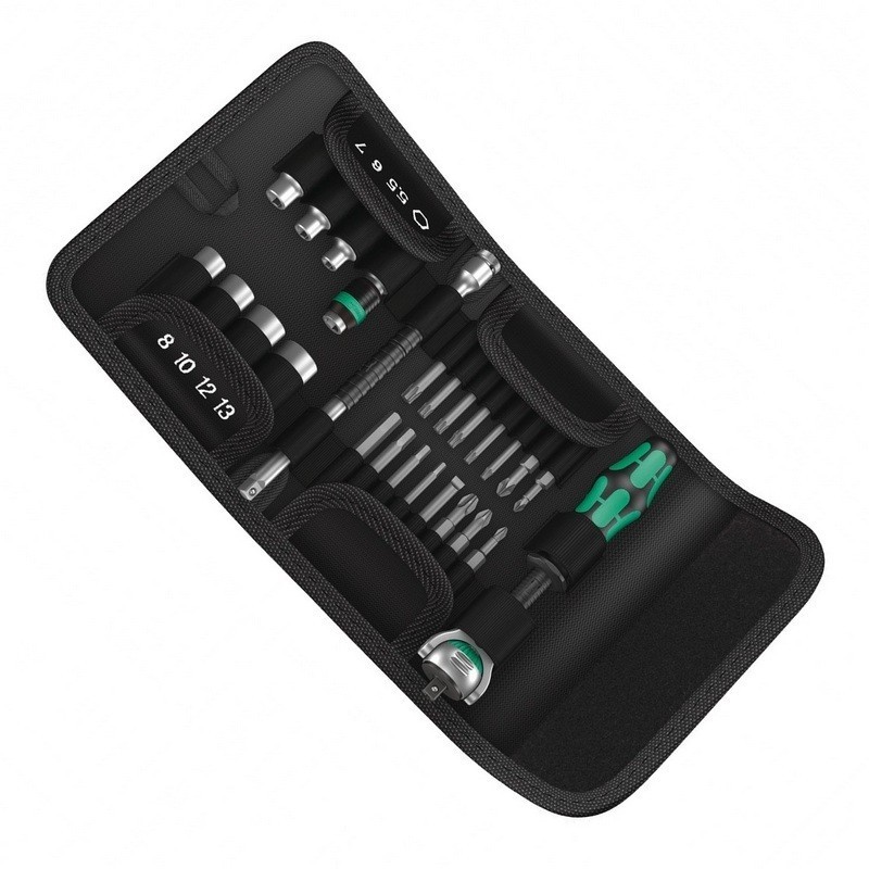 Wera Zyklop Speed KF Kompakt 1/4" Cırcır Lokma Bits Seti 26P 05051045001