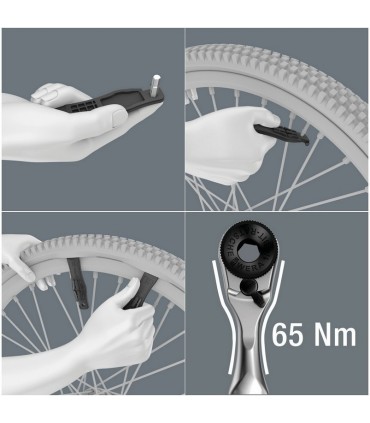 Wera Zyklop Mini Cırcır Bisiklet Tamir Seti 3 05004172001