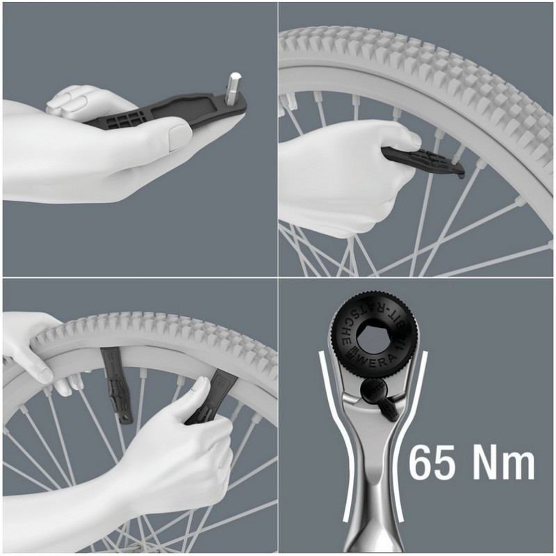 Wera Zyklop Mini Cırcır Bisiklet Tamir Seti 3 05004172001