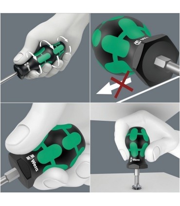 Wera 335 Stubby Düz Tornavida 25x1,0x5,5mm 05008842001