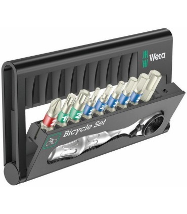 Wera Bisiklet Set 9 Mini Cırcır Bits Seti 05004177001