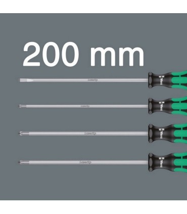 Wera 335/350/355/4 Kraftform Plus Tornavida Seti 200mm 05347736002