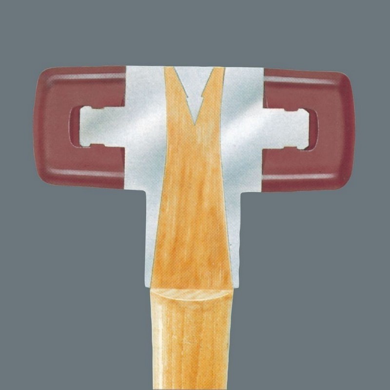 Wera 102 Üretan Başlı Yumuşak Yüzlü Çekiç 3 33mm 05000515001