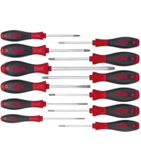 Wiha 302 SoftFinish Yıldız Düz Torx Tornavida Seti 12P 41002