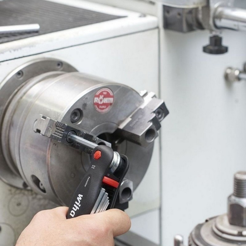 Wiha 369RP PocketStar Alyan Topbaş Allen Anahtar Cep Seti 2-8mm MagicRing 7P 23031