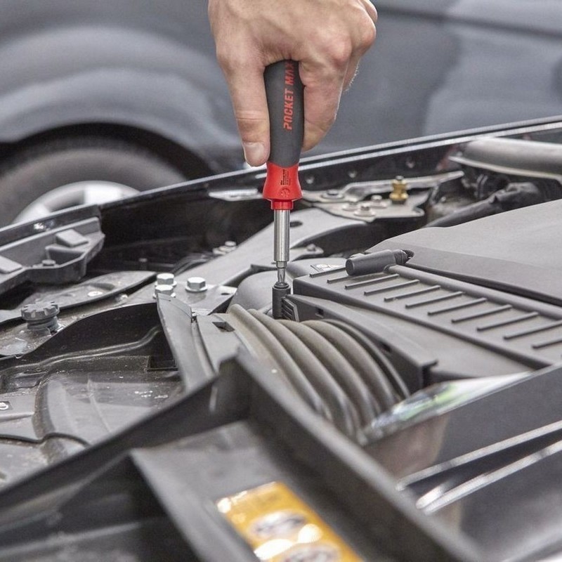 Wiha 380305 SB PocketMax Tornavida Bits Seti Mixed Manyetik 9P 45292