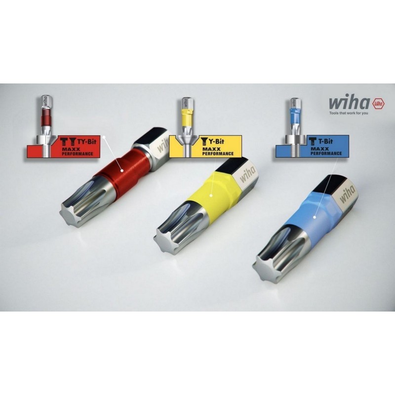 Wiha 7042Y Y Bits Uç Seti 50mm Pozidriv PZ2 5P 41628
