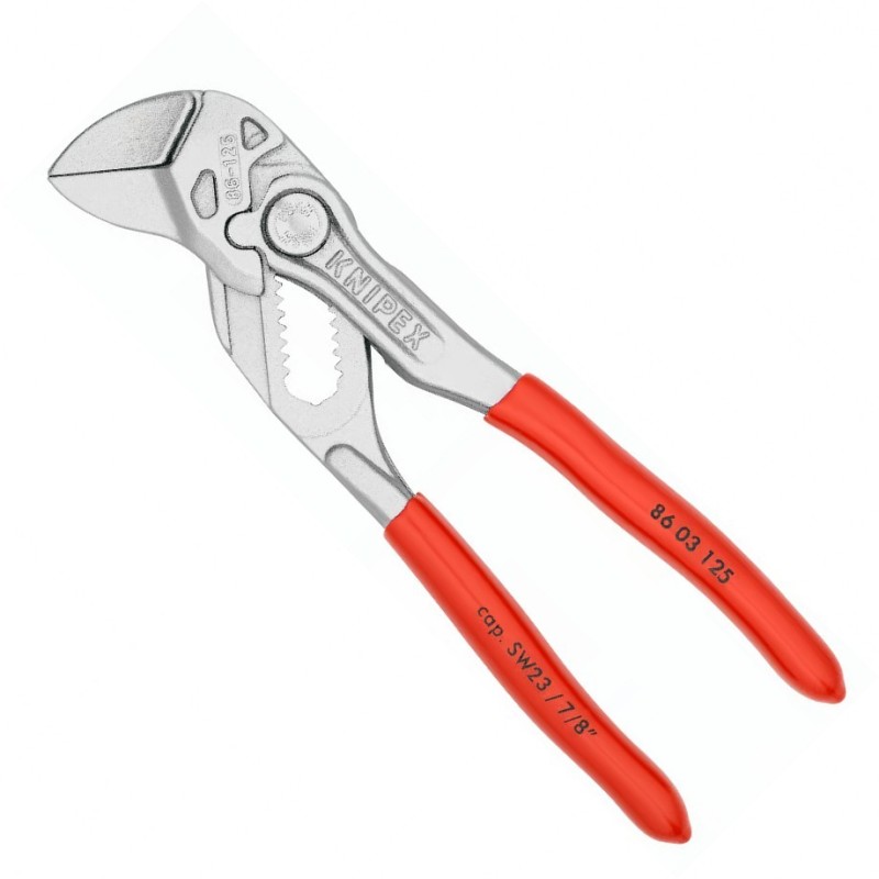Knipex 8603125 Düz Çene Ayarlı Fort Pense 125mm