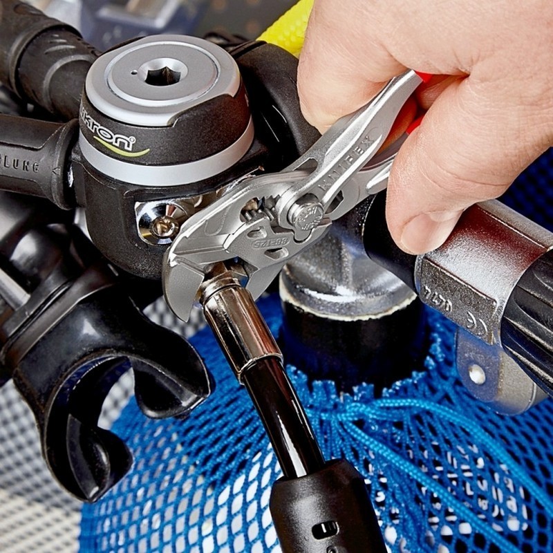 Knipex 8603125 Düz Çene Ayarlı Fort Pense 125mm