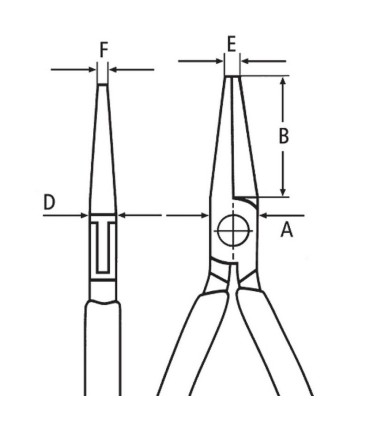 Knipex 35 12 115 Elektronikçi Kargaburun 115mm