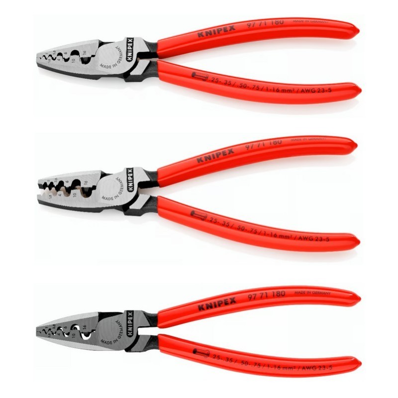 Knipex 9771180 Yüksük Sıkma Pensesi 180mm