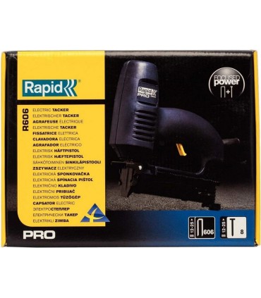 Rapid R606 Pro Elektirikli Zımba Teli ve Çivi Çakma Tabancası 10643001