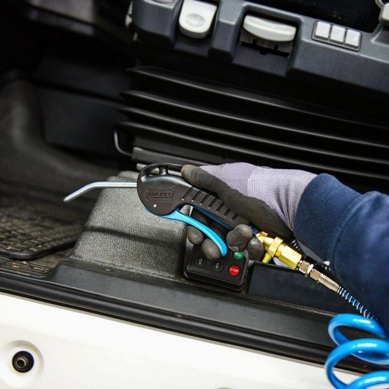 Hazet 9040P-1 Basınçlı Hava Üfleme Tabancası Eğik Boru100mm