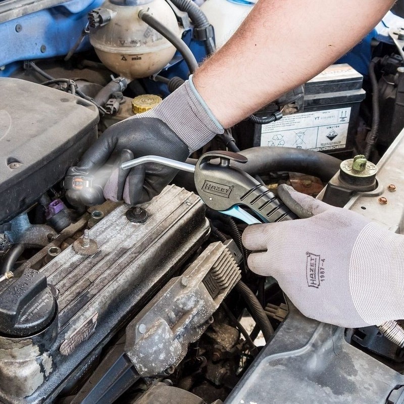 Hazet 9040P-1 Basınçlı Hava Üfleme Tabancası Eğik Boru100mm