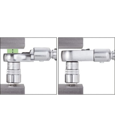 Hazet 6602-1 3/8" Kare 14X18mm Yön Mandallı Yassı Cırcır 40D