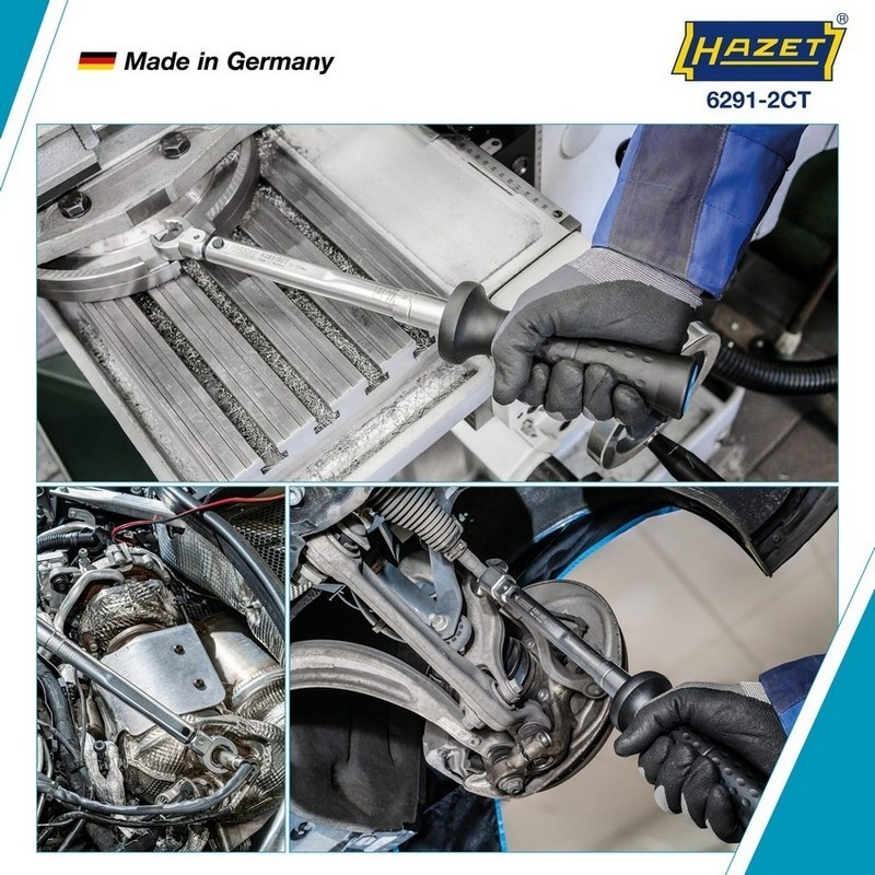 Hazet 6291-2CT 20-120Nm 9X12mm Ayarlanabilir Tork Anahtarı ±%2