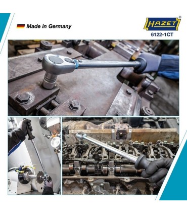 Hazet 6122-1CT 40-200Nm 1/2" Ayarlanabilir Tork Anahtarı ±%2