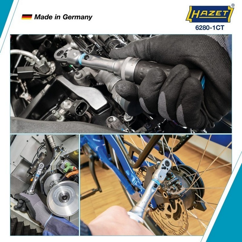 Hazet 6280-1CT 2-10Nm 9X12 Değişken Uçlu Torkmetre ±%2