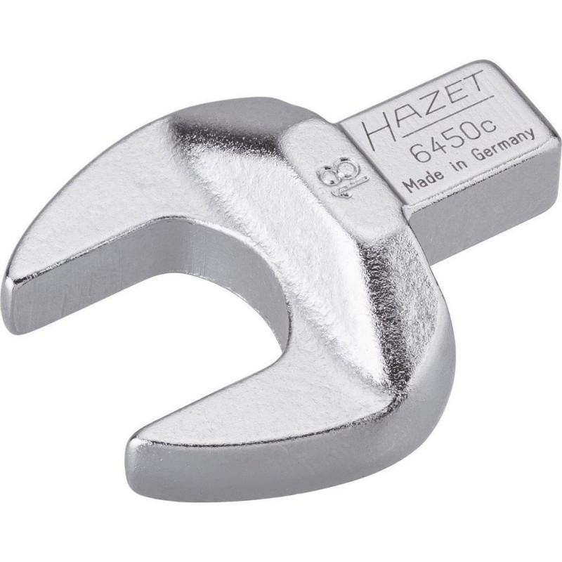 Hazet 6450C-18 18mm Açık Ağız 9X12mm Değiştirilebilir Tork Ucu
