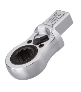 Hazet 6606D-16 14X18 Geçmeli Tork Ucu Yıldız Kaset Tip Yön Mandallı Cırcır 16mm