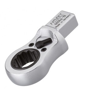 Hazet 6606D-19 14X18 Geçmeli Tork Ucu Yıldız Kaset Tip Yön Mandallı Cırcır 19mm