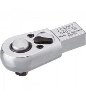 Hazet 6401-1S 9X12mm Geçmeli Tork Ucu 1/4" Yön Mandallı Cırcır 20D