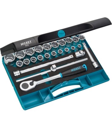 Hazet 900 1/2" 6 Köşe 25 Parça Lokma Seti M10-M32