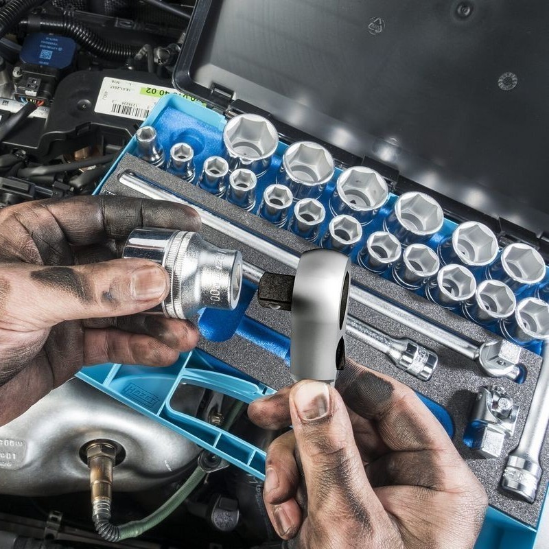 Hazet 900 1/2" 6 Köşe 25 Parça Lokma Seti M10-M32