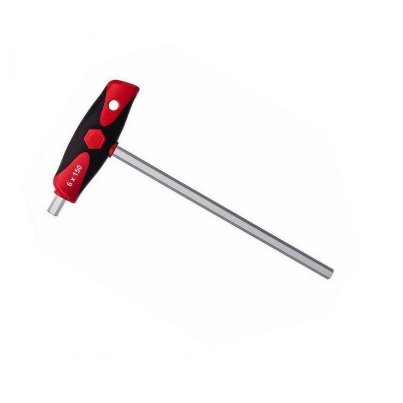 Wiha 334DS ComfortGrip T-Saplı Alyan Tornavida 8 x 200mm 26170