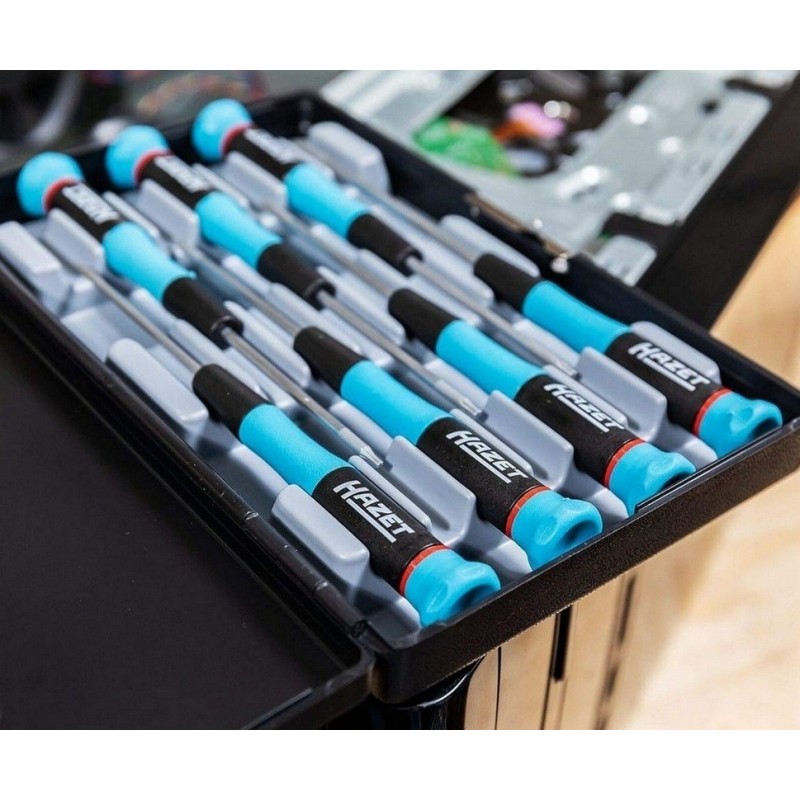 Hazet 805/7 Elektronikci Düz Yıldız Mikro Tornavida Seti 7P