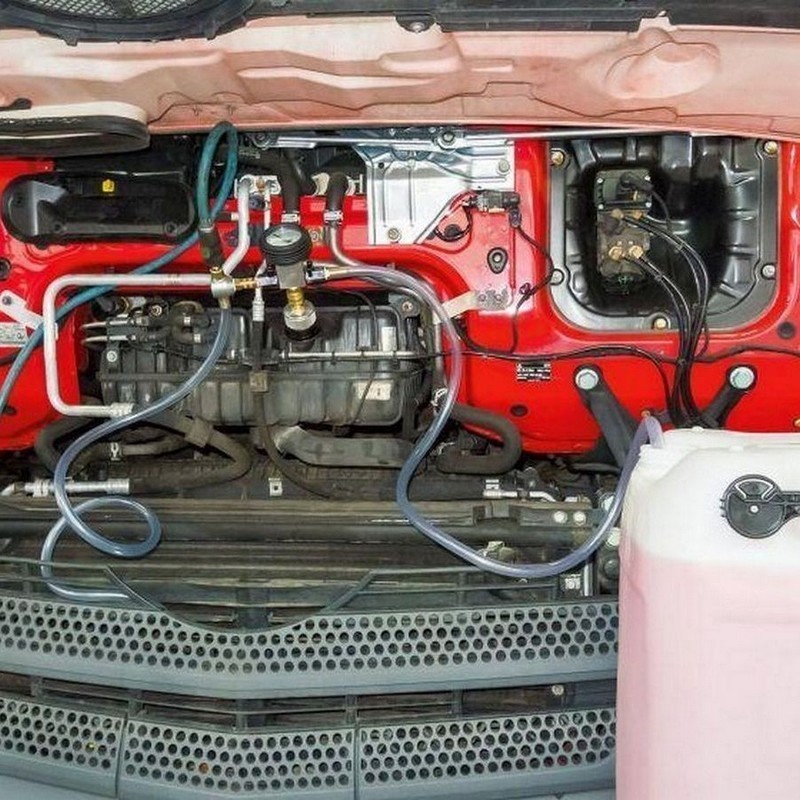 Hazet 4802-1 Ticari Araç Radyatör Vakum Dolum Seti