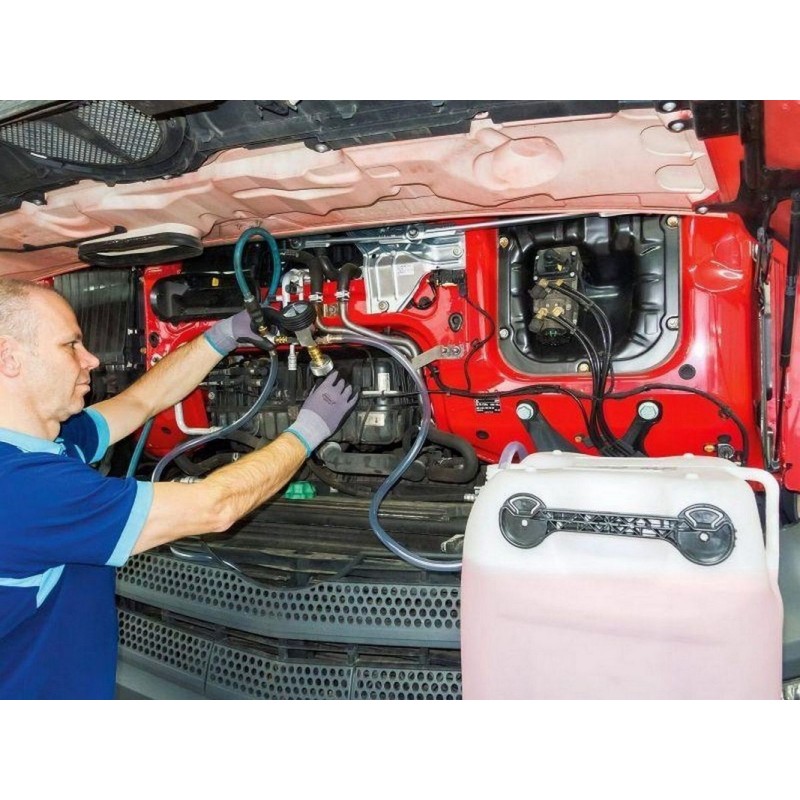 Hazet 4802-1 Ticari Araç Radyatör Vakum Dolum Seti