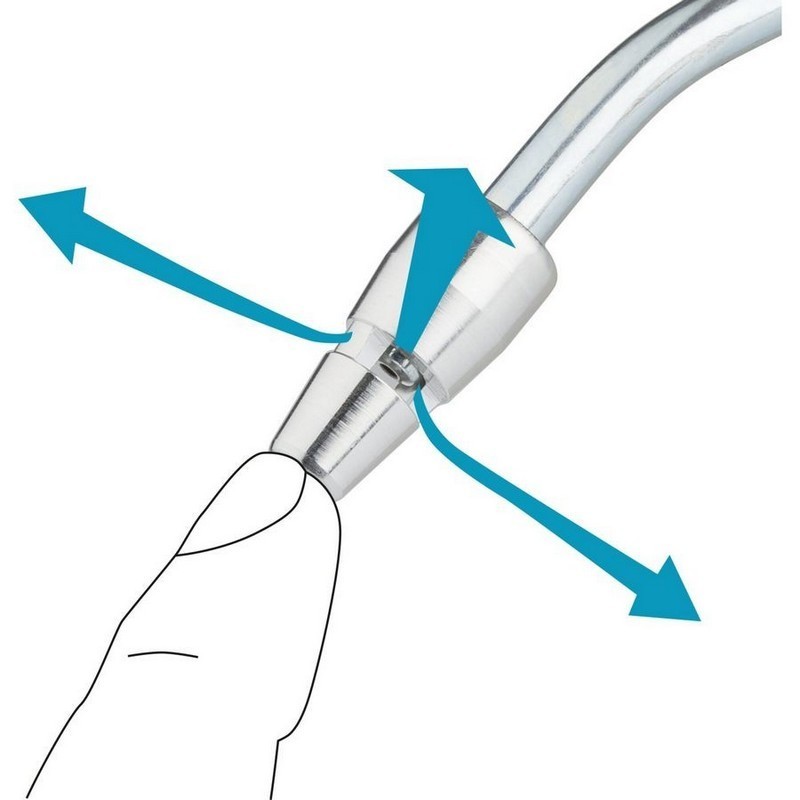 Hazet 9040P-4 Basınçlı Hava Üfleme Tabancası Eğik Boru 100mm