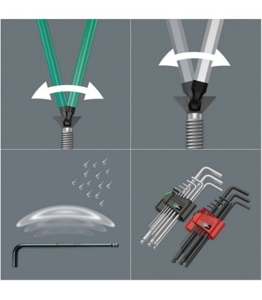 Wera 950/13 PKL SB HexPlus Topbaş Alyan Seti Imperyal 05021721001