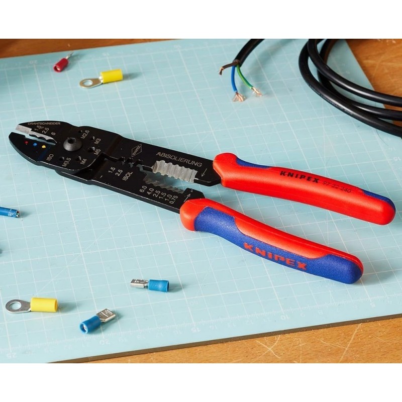 Knipex 97 22 240 Çok Fonk Soyma Sıkma Pensi 240mm