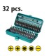 Wolfcraft 1389000 Mikro Tornavida Bits Uç Seti 32P