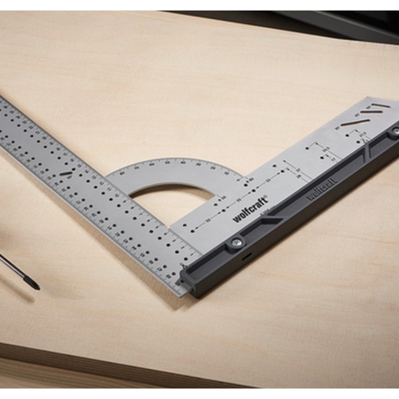 Wolfcraft 5205000 Universal 300mm Çelik Gönye